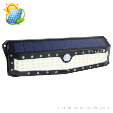 Luces del sensor de movimiento solar de LED de LED impermeable al aire libre